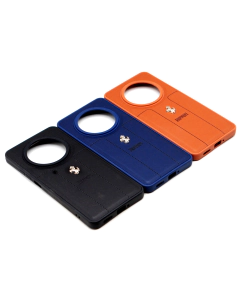 Oppo Reno 12F Back Cover Multicolour Soft Ferrari Logo Style Leather Case For Oppo Reno 12F