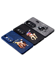 Vivo V40 5G Back Cover POLO Design Leather Type Soft For Vivo V40 5G