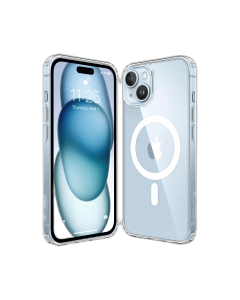 Apple iPhone 15 Transparent Magsafe Back Cover For Apple iPhone 15