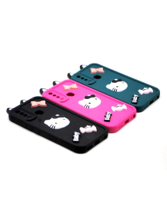 Vivo Y17 Back Cover Fancy Kitty Case Sweet Style Cover For Vivo Y17