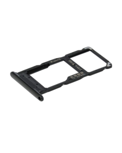 Huawei P Smart 2019 SIM Tray Sim Jacket Sim Slot Sim Door For P Smart 2019 - Black