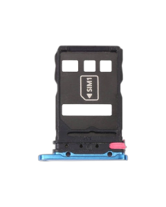 Huawei P40 SIM Tray Sim Jacket Sim Slot Sim Door For Huawei P40 - Blue