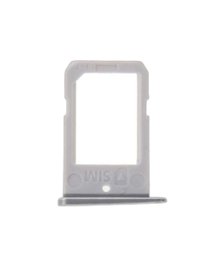 Samsung Galaxy S6 Edge SIM Tray Sim Jacket Sim Slot Sim Door For Samsung S6 Edge - Silver