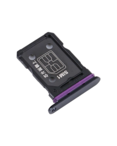 Oppo Reno 8 SIM Tray Sim Jacket Sim Slot Sim Door For Reno 8 - Black
