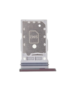 Samsung Galaxy S22 SIM Tray Sim Jacket Sim Slot Sim Door For Samsung S22 - Burgundy