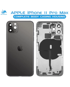 Apple iPhone 11 Pro Max Rear Complete Body Casing Housing Replacement For Apple iPhone 11 Pro Max - Grey