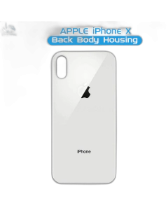 Apple iPhone X Rear Back Body Casing Housing Replacement Battery Back Door For Apple iPhone X - Silver