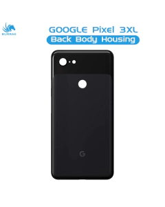 Google Pixel 3XL Rear Back Body Casing Housing Replacement Battery Back Door For Pixel 3XL - Black