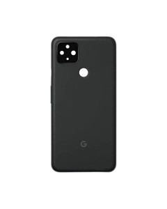 Google Pixel 4A 5G Housing Middle Frame With Side Button and Replacement Battery Back Door For Pixel 4A 5G - Black