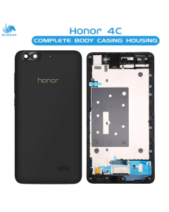 Honor 4c Housing Middle Frame With Side Button and Camera Lens Complete Body Casing Replacement For 4c - Black