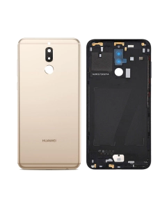 Huawei Mate 10 Lite Housing Middle Frame With Side Button and Replacement Battery Back Door For Mate 10 Lite - Golden