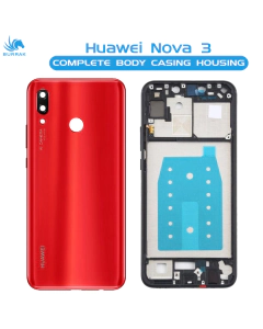 Huawei Nova 3 Rear Complete Body Casing Housing Replacement For Huawei Nova 3 - Red