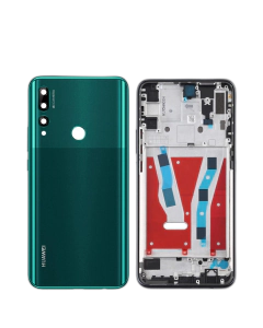 Huawei Y9 Prime 2019 Housing Middle Frame With Side Button and Camera Lens Complete Body Casing Replacement For Y9 Prime 2019 - Green