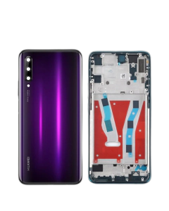 Huawei Y9s Housing Middle Frame With Side Button and Camera Lens Complete Body Casing Replacement For Y9s - Purple
