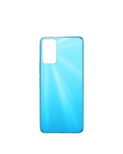 Infinix Hot 12 Housing Middle Frame With Side Button and Camera Lens Body Casing Replacement For Hot 12 - Blue