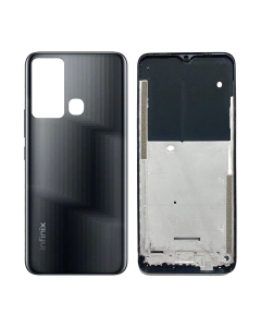 Infinix Hot 12i Rear Complete Body Casing Housing Replacement For Hot 12i - Black