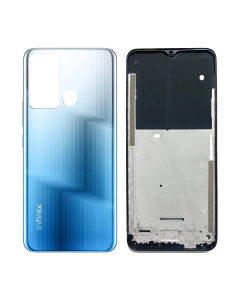 Infinix Hot 12i Rear Complete Body Casing Housing Replacement For Hot 12i - Blue