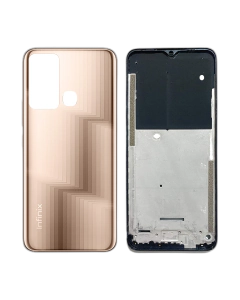 Infinix Hot 12i Rear Complete Body Casing Housing Replacement For Hot 12i - Golden