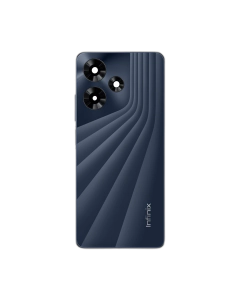 Infinix Hot 30 Housing Middle Frame With Side Button and Replacement Battery Back Door For Hot 30 - Black