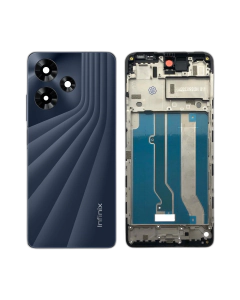 Infinix Hot 30 Rear Complete Body Casing Housing Replacement For Hot 30 - Black