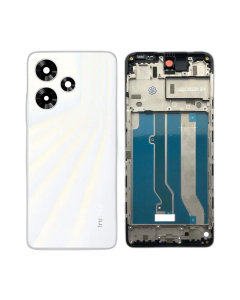Infinix Hot 30 Rear Complete Body Casing Housing Replacement For Hot 30 - White