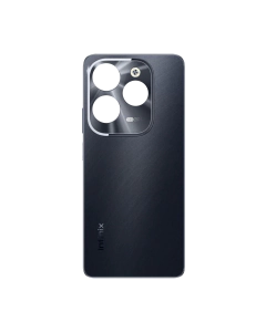 Infinix Hot 40 Pro Housing Middle Frame With Side Button and Replacement Battery Back Door For Hot 40 Pro - Black