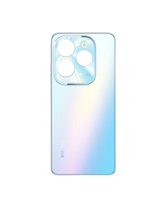 Infinix Hot 40 Pro Housing Middle Frame With Side Button and Replacement Battery Back Door For Hot 40 Pro - Sky Blue
