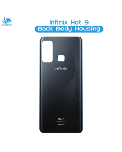 infinix Hot 9 Rear Back Body Casing Housing Replacement Battery Back Door For infinix Hot 9 - Black