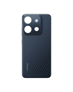 Infinix Smart 7 Rear Back Body Casing Housing Replacement Battery Back Door With Side Buttons For Smart 7 - Black