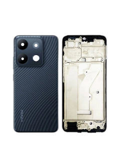 Infinix Smart 7 Rear Complete Body Casing Housing Replacement For Infinix Smart 7 - Black