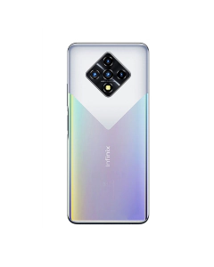 Infinix Zero 8 Housing Middle Frame With Side Button Body Casing Replacement For Infinix Zero 8 - Silver