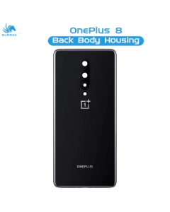 OnePlus 8 Rear Back Body Casing Housing Replacement Battery Back Door For OnePlus 8 - Black