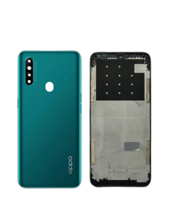 Oppo A31 Housing Middle Frame With Side Button and Camera Lens Complete Body Casing Replacement For A31 - Green