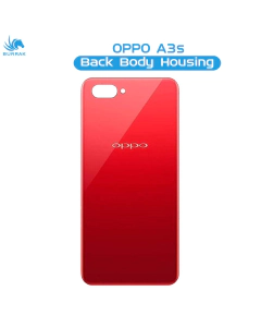 Oppo A3s Rear Back Body Casing Housing Replacement Battery Back Door For Oppo A3s - Red