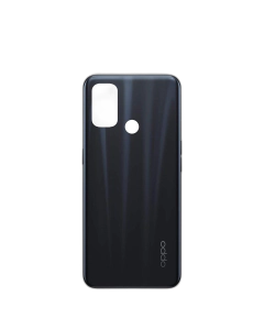 Oppo A53 Housing Middle Frame With Side Button and Camera Lens Body Casing Replacement For A53 - Black