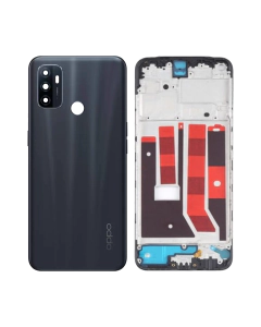 Oppo A53 Rear Complete Body Casing Housing Replacement For A53 - Black