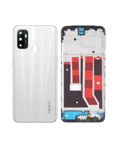 Oppo A53 Rear Complete Body Casing Housing Replacement For A53 - White