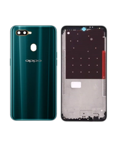 Oppo A7 Rear Complete Body Casing Housing Replacement For A7 - Green