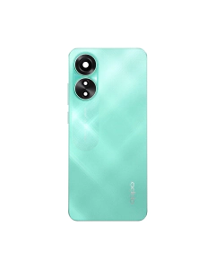 Oppo A78 Housing Middle Frame With Side Button and Replacement Battery Back Door For A78 - Green