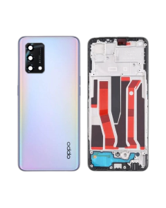Oppo A95 Rear Complete Body Casing Housing Replacement For A95 - Silver