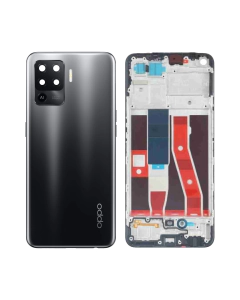 Oppo F19 Pro Rear Complete Body Casing Housing Replacement For F19 Pro - Black