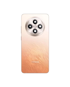 Oppo Reno 12F Housing Middle Frame With Side Button and Replacement Battery Back Door For Reno 12F - Orange
