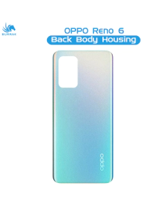 Oppo Reno 6 Rear Back Body Casing Housing Replacement Battery Back Door For Oppo Reno 6 - Blue