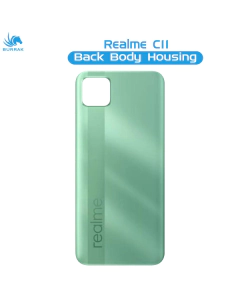 Realme C11 Rear Back Body Casing Housing Replacement Battery Back Door For Realme C11 - Green