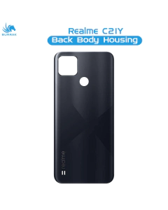 Realme C21y Rear Back Body Casing Housing Replacement Battery Back Door For Realme C21y - Black