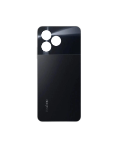 Realme C51 Housing Middle Frame With Side Button and Replacement Battery Back Door For C51 - Black