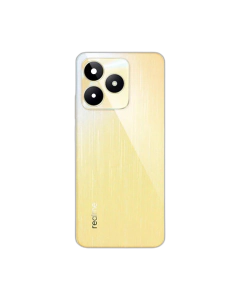 Realme C53 Housing Middle Frame With Side Button and Replacement Battery Back Door For C53 - Golden