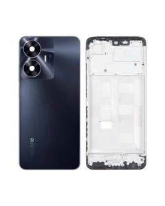 Realme C55 Rear Complete Body Casing Housing Replacement For C55 - Black