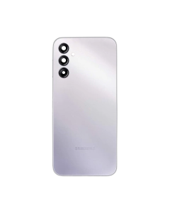 Samsung A14 Housing Middle Frame With Side Button and Replacement Battery Back Door For Galaxy A14 - White