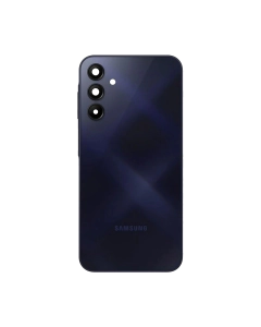 Samsung A15 Housing Middle Frame With Side Button and Replacement Battery Back Door For Galaxy A15 - Black